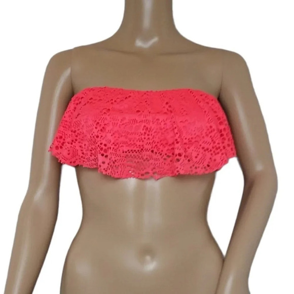 Mossimo Crochet Flounce Bandeau - Picture 1 of 4